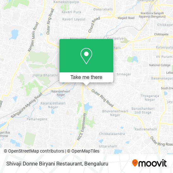 Shivaji Donne Biryani Restaurant map