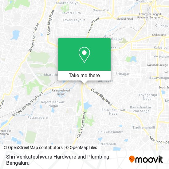 Shri Venkateshwara Hardware and Plumbing map