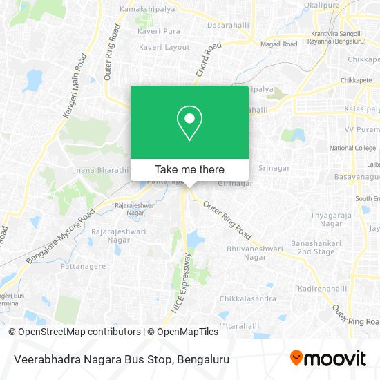 Veerabhadra Nagara Bus Stop map