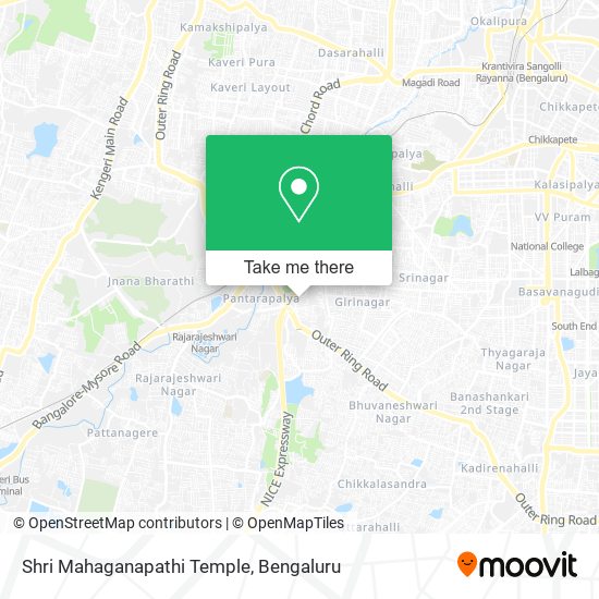Shri Mahaganapathi Temple map