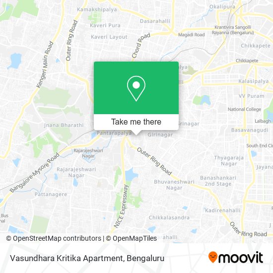 Vasundhara Kritika Apartment map