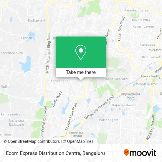 Ecom Express Distribution Centre map