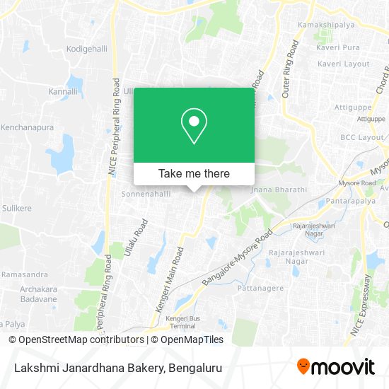 Lakshmi Janardhana Bakery map