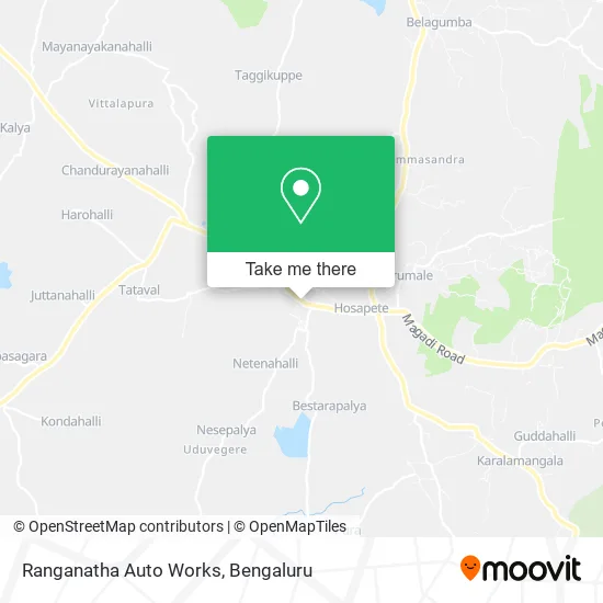 Ranganatha Auto Works map