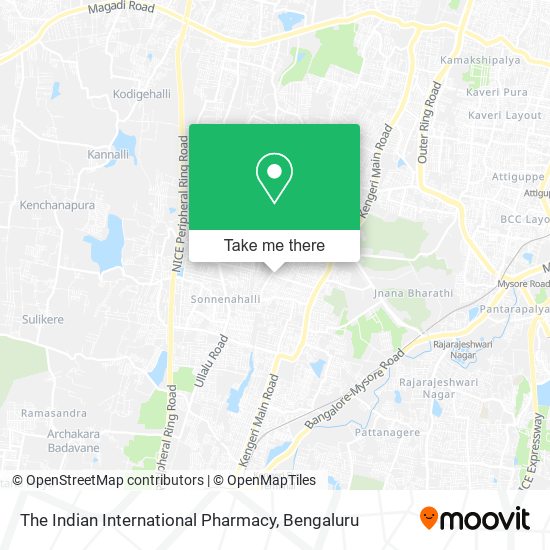 The Indian International Pharmacy map