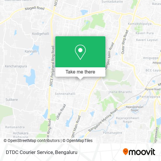 DTDC Courier Service map