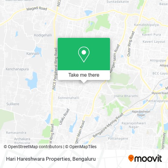 Hari Hareshwara Properties map