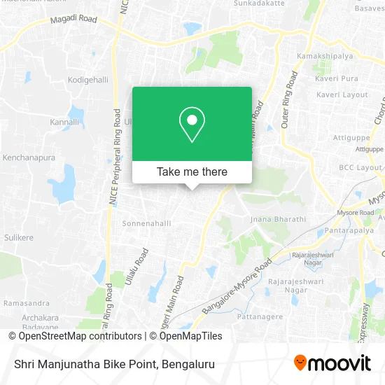 Shri Manjunatha Bike Point map