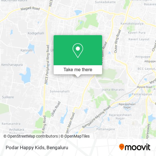 Podar Happy Kids map