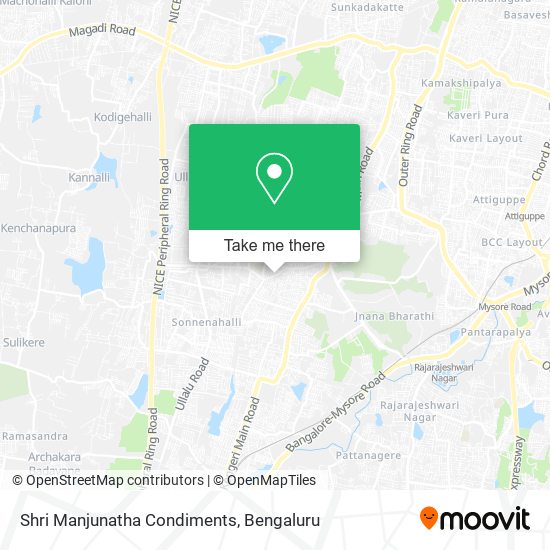Shri Manjunatha Condiments map