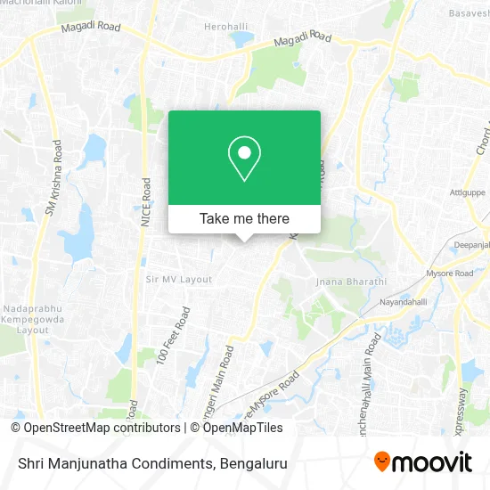 Shri Manjunatha Condiments map