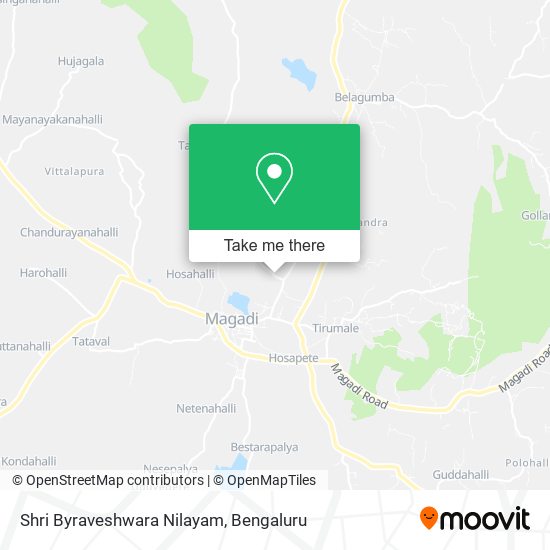 Shri Byraveshwara Nilayam map