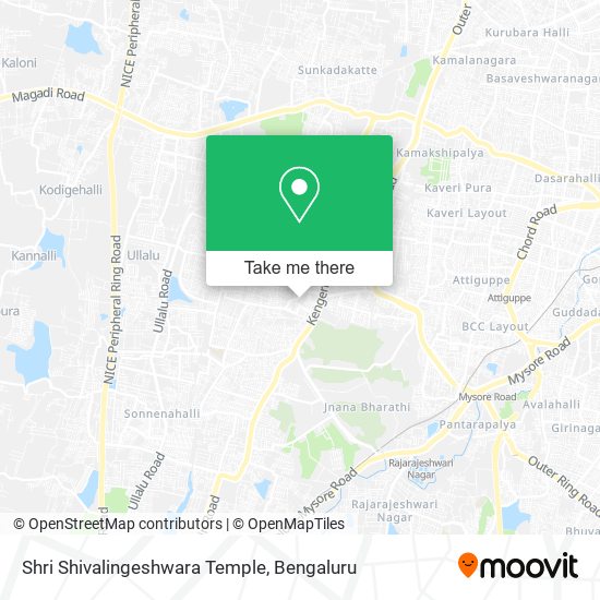 Shri Shivalingeshwara Temple map