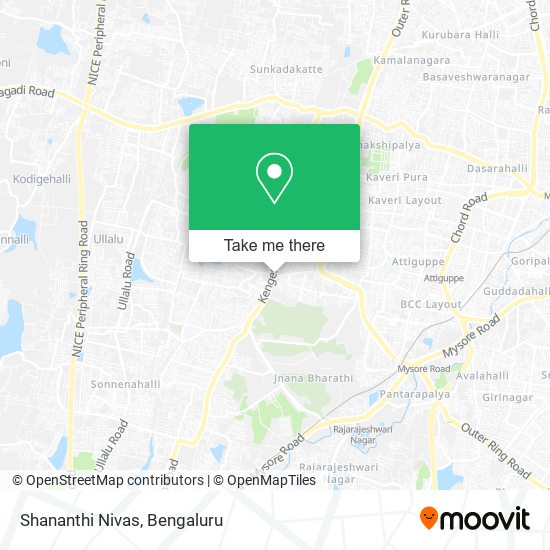 Shananthi Nivas map