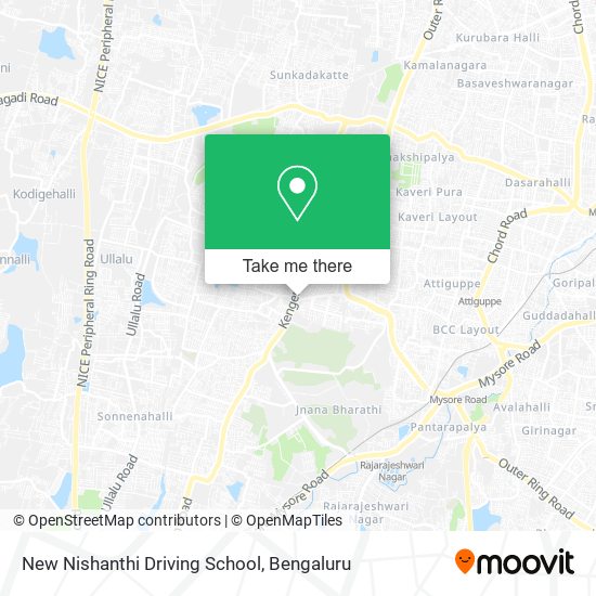 New Nishanthi Driving School map