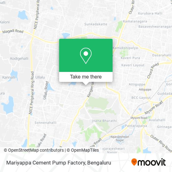 Mariyappa Cement Pump Factory map