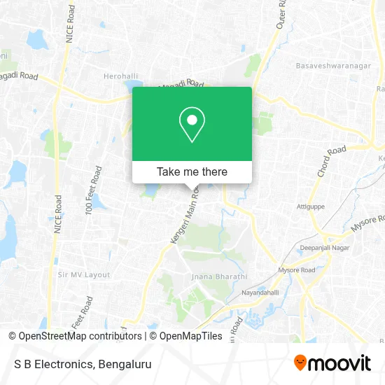 S B Electronics map