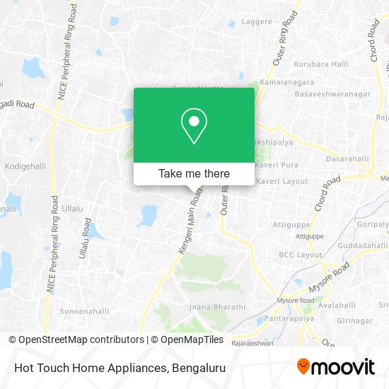 Hot Touch Home Appliances map