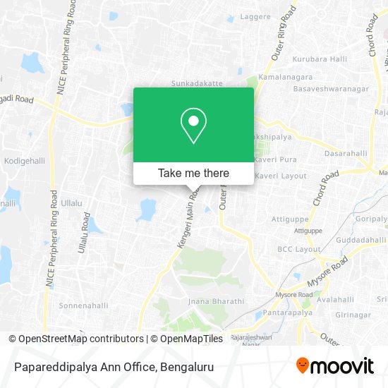 Papareddipalya Ann Office map