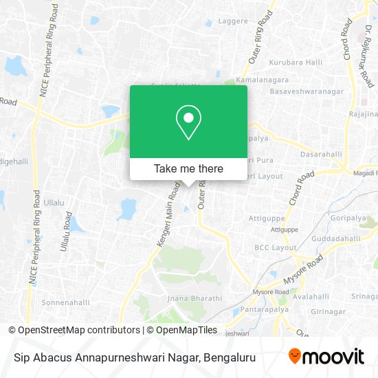 Sip Abacus Annapurneshwari Nagar map