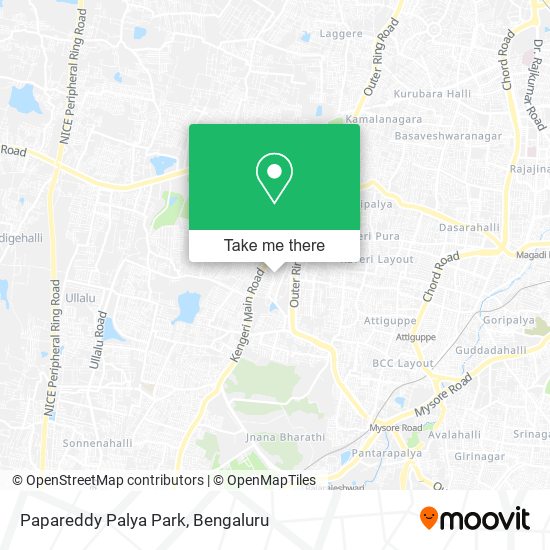 Papareddy Palya Park map