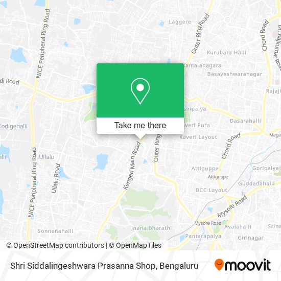 Shri Siddalingeshwara Prasanna Shop map