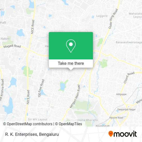 R. K. Enterprises map