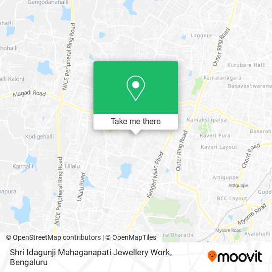 Shri Idagunji Mahaganapati Jewellery Work map