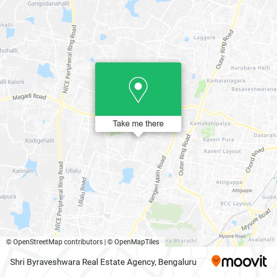 Shri Byraveshwara Real Estate Agency map