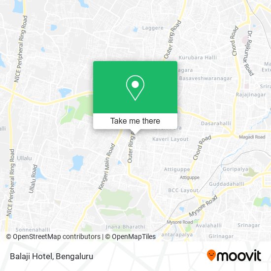 Balaji Hotel map