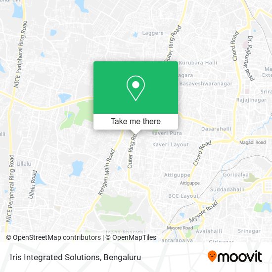 Iris Integrated Solutions map