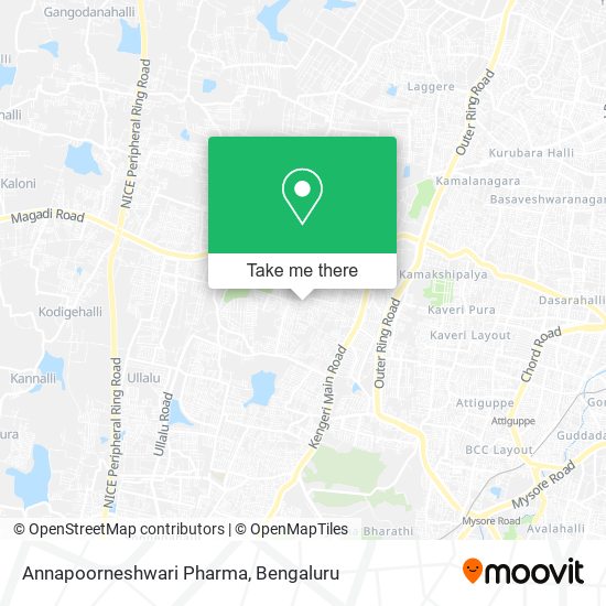 Annapoorneshwari Pharma map