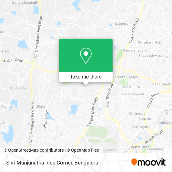 Shri Manjunatha Rice Corner map