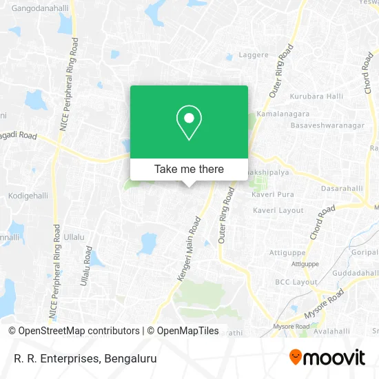 R. R. Enterprises map