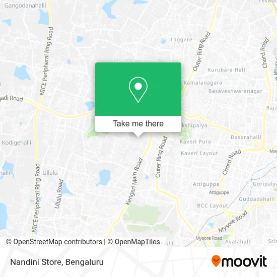 Nandini Store map