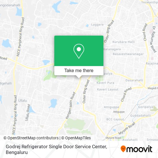 Godrej Refrigerator Single Door Service Center map