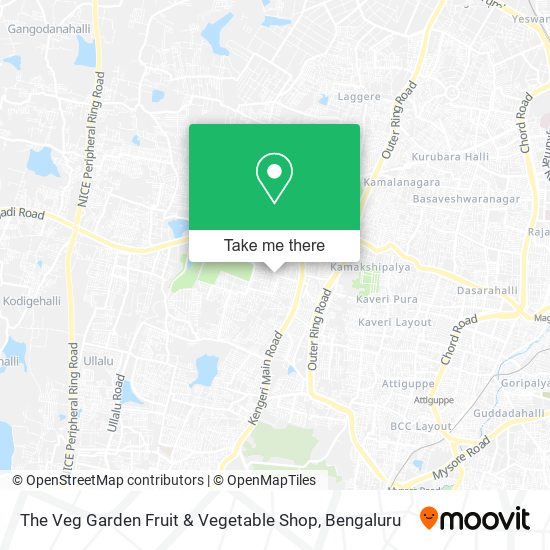 The Veg Garden Fruit & Vegetable Shop map