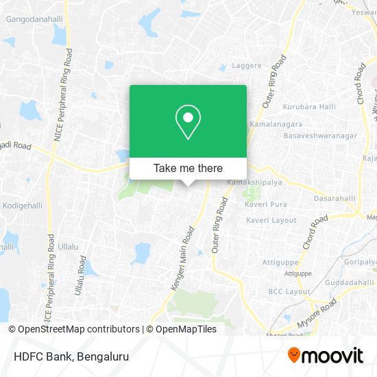 HDFC Bank map