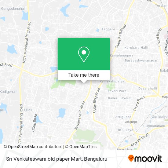 Sri Venkateswara old paper Mart map
