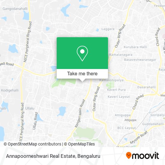 Annapoorneshwari Real Estate map