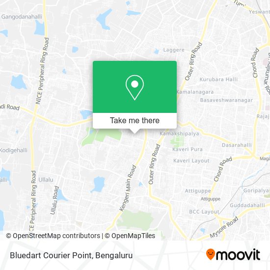 Bluedart Courier Point map