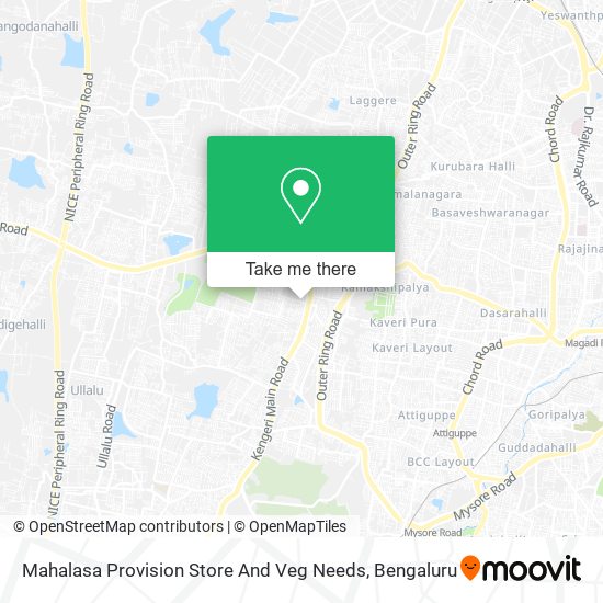 Mahalasa Provision Store And Veg Needs map