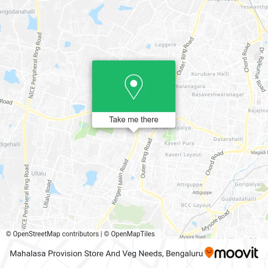 Mahalasa Provision Store And Veg Needs map