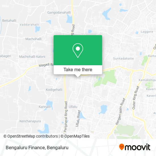 Bengaluru Finance map