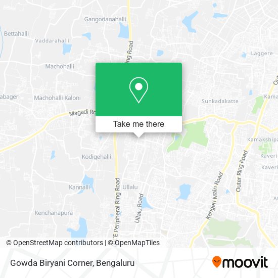 Gowda Biryani Corner map