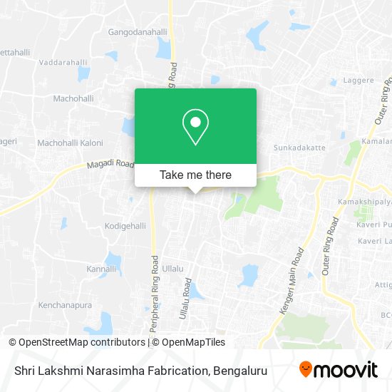 Shri Lakshmi Narasimha Fabrication map