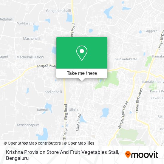 Krishna Provision Store And Fruit Vegetables Stall map