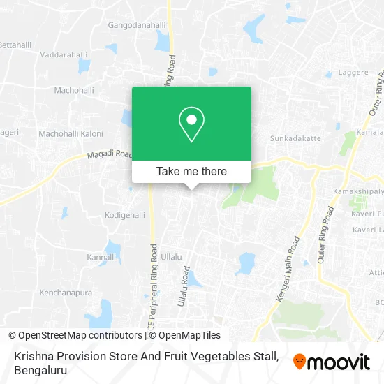 Krishna Provision Store And Fruit Vegetables Stall map