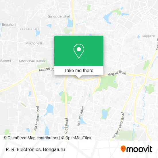 R. R. Electronics map