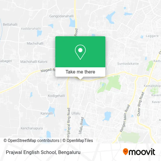 Prajwal English School map